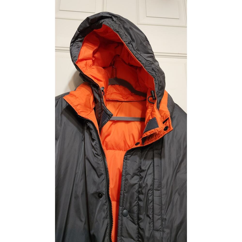 Lands End Down Filled Puffer Jacket Reversible W/… - image 5